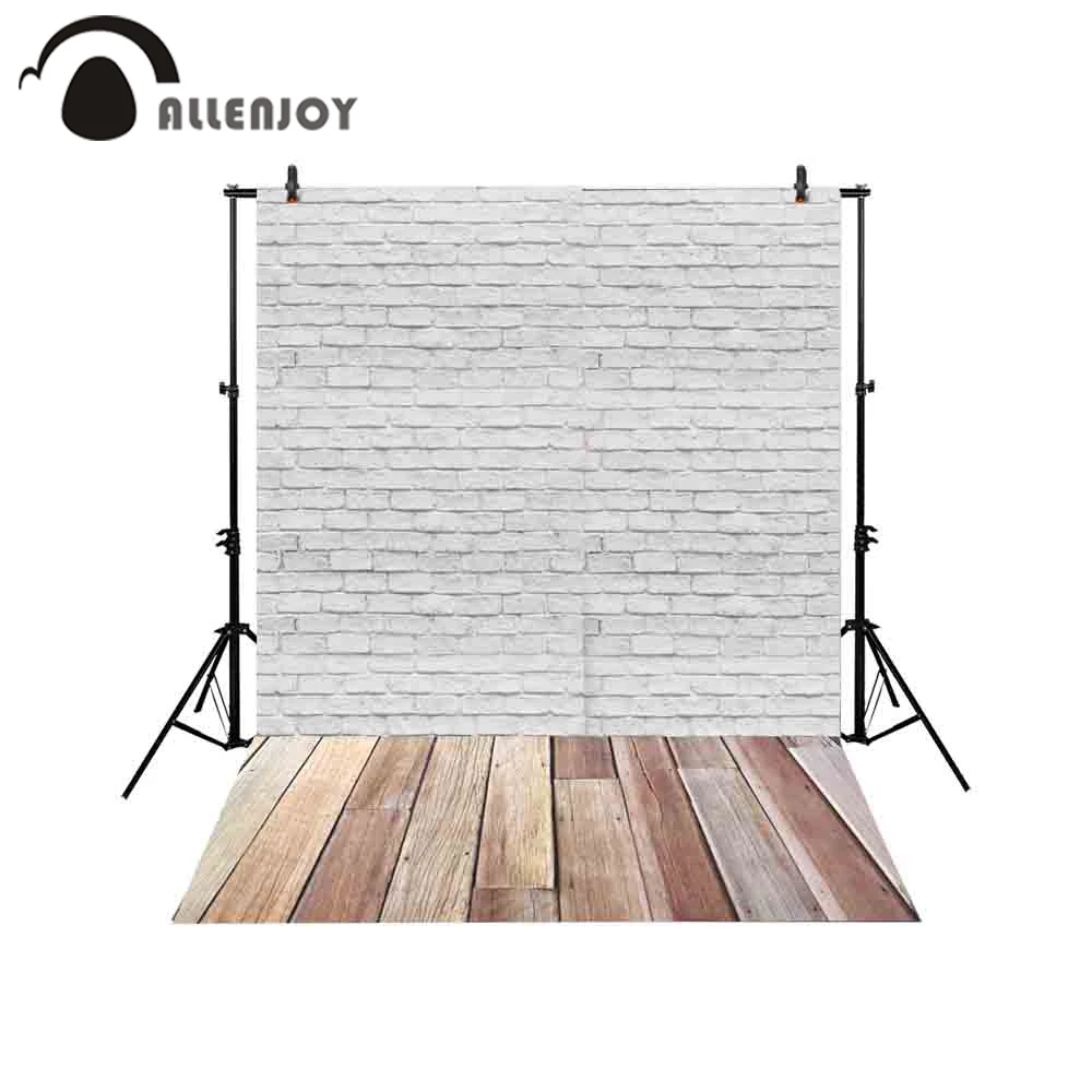 Фон для профессиональной фотосъемки Allenjoy винтажный серый белый Фотофон
