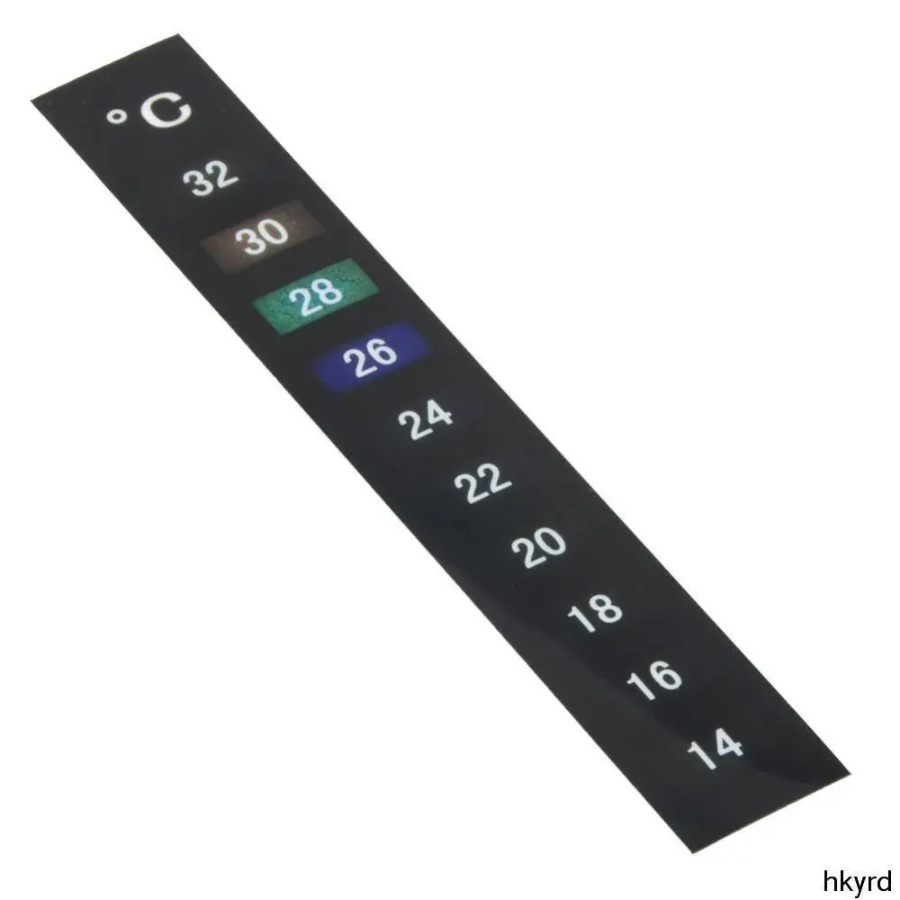 

1PC Pet Fish Tank Aquarium Temperature Adhesive Sticky Sticker Thermometer