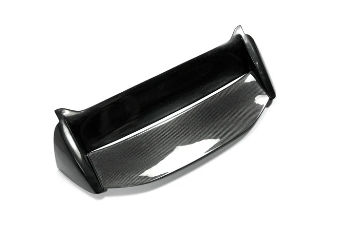 02-05 Honda Civic EP3 Mugen Style Hatchback Roof Wing Spoiler (USDM)Portion Carbon (6)