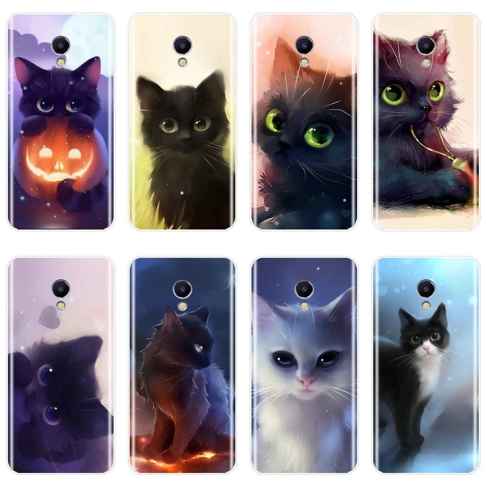 

Cute Cat Cartoon Phone Case For Meizu M6 M5 M3 M2 Note Silicone Soft Back Cover For Meizu M6 M6S M6T M5 M5C M5S M3 M3S M2 Case