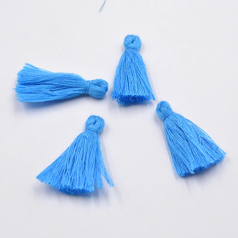 Factory Price 50pcs/lot Silk Tassel Charm Necklace Earring Findings Tassels for Key Chain Bag Clothing Decor DIY Jewelry Craft Jewelry Findings