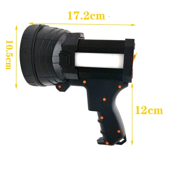 Портативный светильник ing usb портативный фонарь мощный светодиодный поисковый светильник 500 метров для патрульных охотничьих фонарей портативный светильник