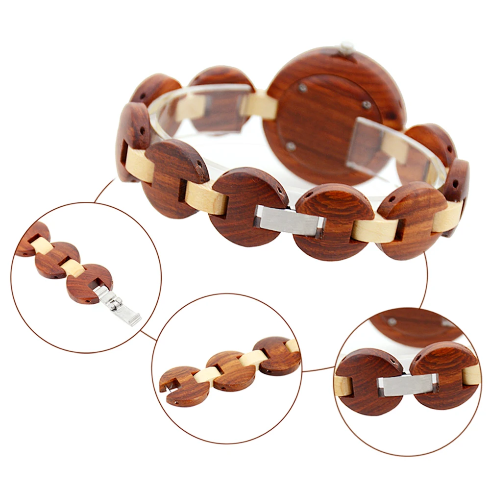 BEWELL WOODEN WATCH