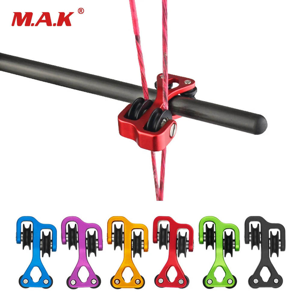 

Compound Bow Cable Slide String Splitter Roller Glide Replacement Bow String Separator for Trainer Archery Hunting Shooting