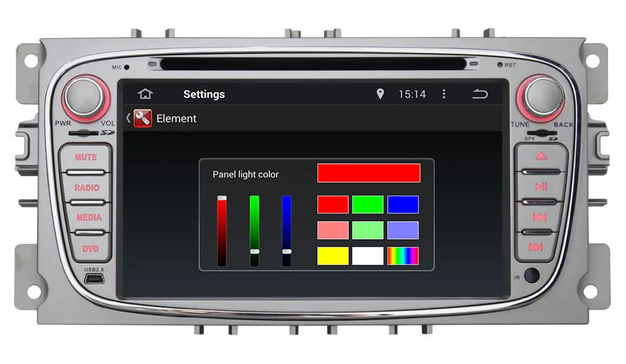 Cheap Quad 4 Core Android 5.1.1 Car DVD GPS For Ford Mondeo Focus 2 S-max 2008 2009 2010 2011 with Radio Navigation Bluetooth+camera 3