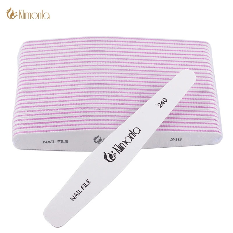 

25Pcs White Nail File Professional Sanding File Nail Art Tips Manicure Tool lime a ongle nagelvijl Accessoires Drop Shipping