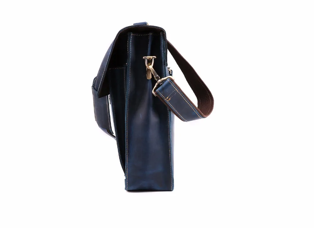 JOYIR Crazy Horse мужской портфель из натуральной кожи, винтажная сумка через плечо, мужская деловая сумка для ноутбука 6393