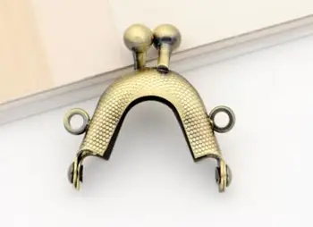 

3cm Metal Frame Kiss Lock for DIY Patchwork Coin Bag/ clasp/ free shipping