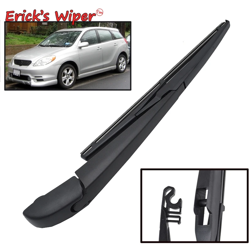 

Erick's Wiper 11" Rear Wiper Blade & Arm Set Kit For Toyota Matrix E130 2003 - 2008 Windshield Windscreen 2017 2016 2015