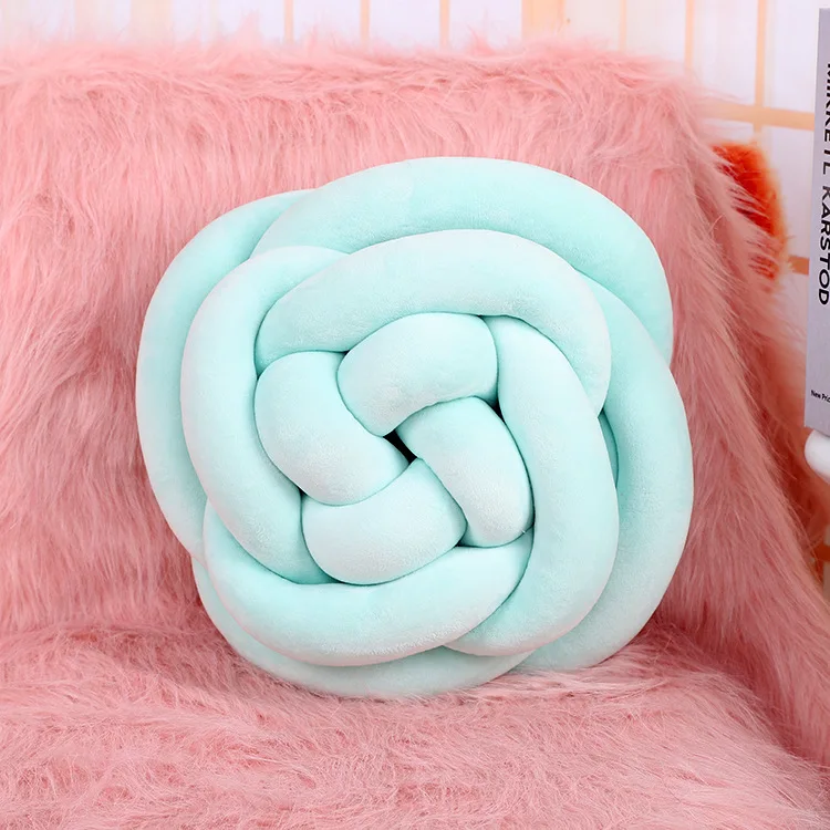 Креативный шар Узел Розовая Подушка с цветами поясничная Подушка игровая Подушка декоративная подушка для дома