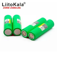 LiitoKala oryginalny nowy marka 18650 2500mAh akumulator 3.6V INR18650 25R M 20A rozładowania hot 2