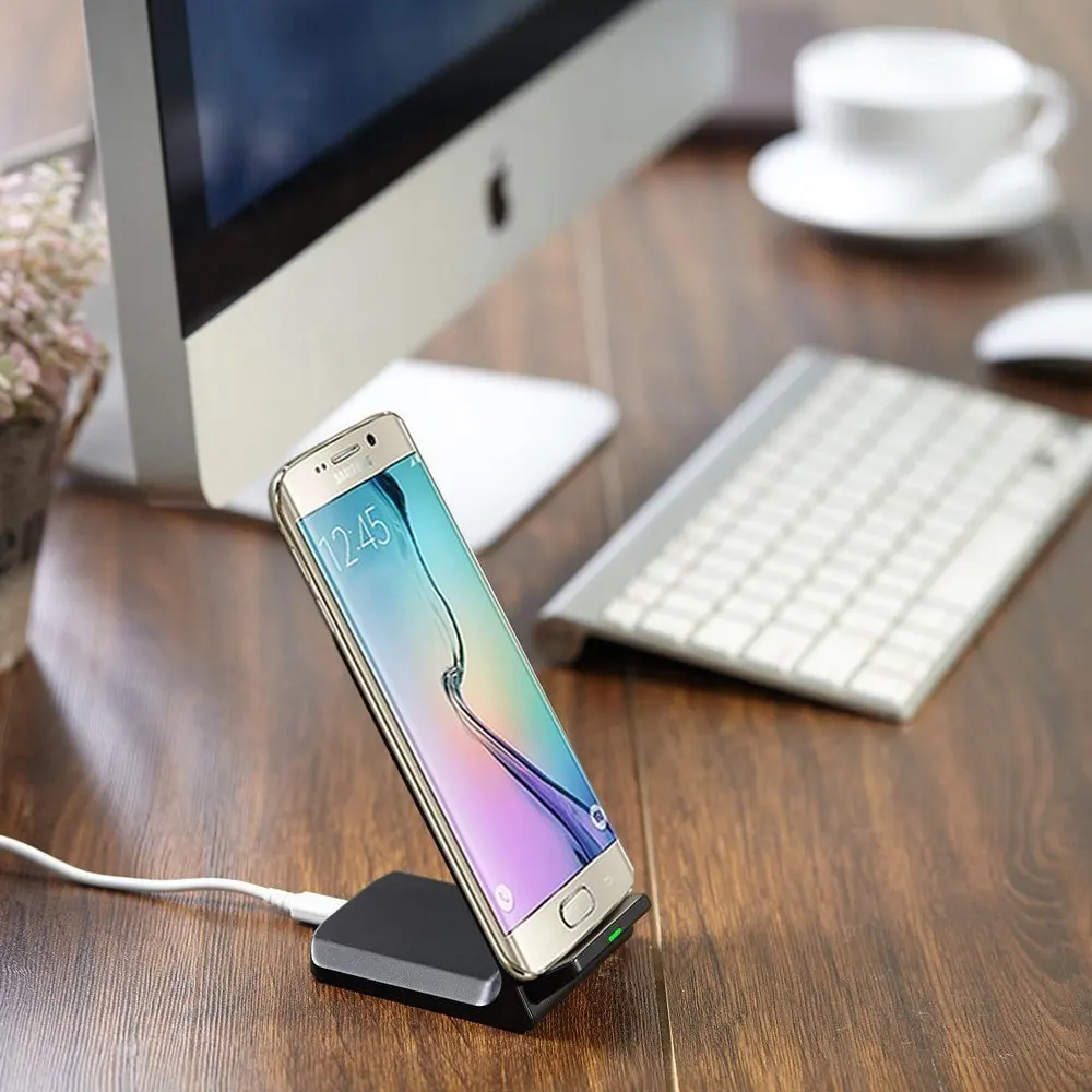 KEPHE Qi Беспроводное зарядное устройство 10 Вт для iPhone X 8 Samsung Note S8 Plus S7 S6 Edge телефон