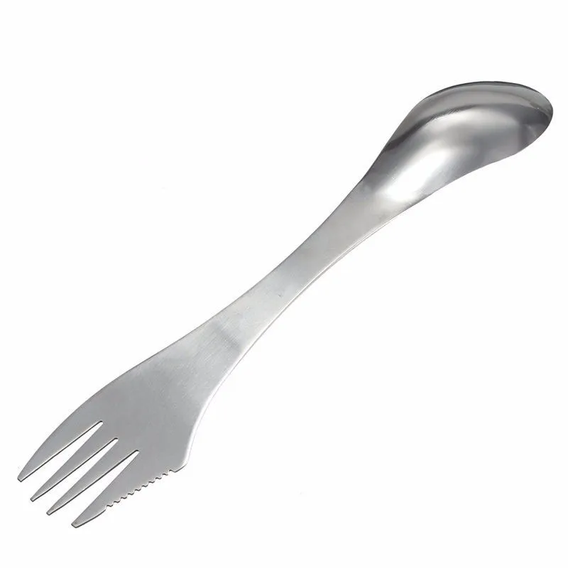 Creative 3 In 1 Stainless Steel Spoon Fork Knife  (2)