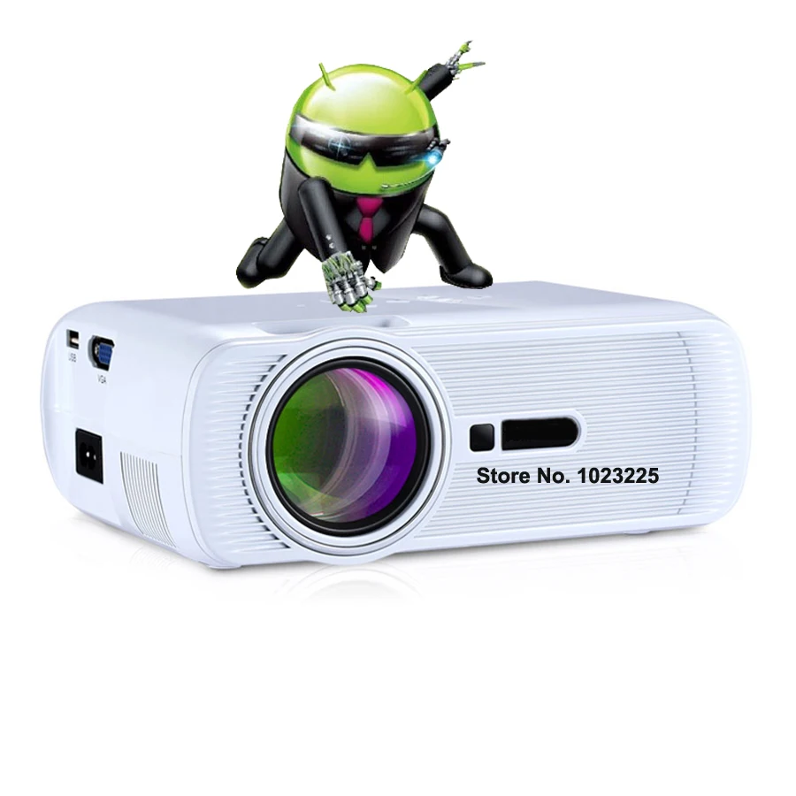 Android 3D светодиодный мини портативный Пико Карманный микро-проектор аксессуары Full