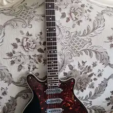 Brian May Фирменная черная гитара красная накладка 3 звукоснимателя Wilkinson тремоло мост многофункциональный переключатель