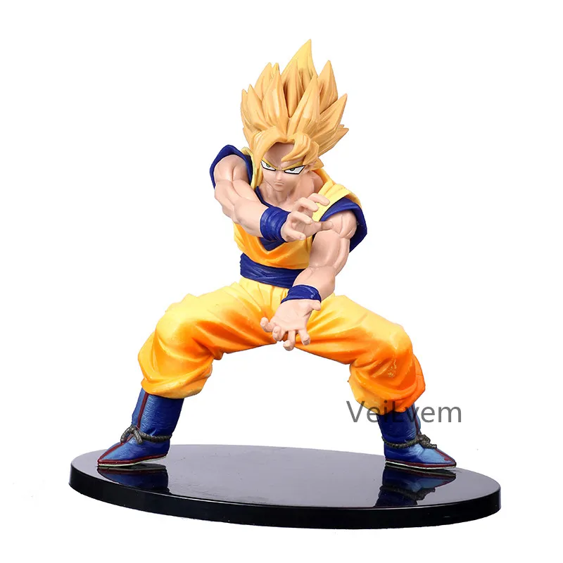 

16cm Dragon Ball Z Dramatic Showcase Super Saiyan One Son Goku Gohan Cell PVC Figures Model Toys