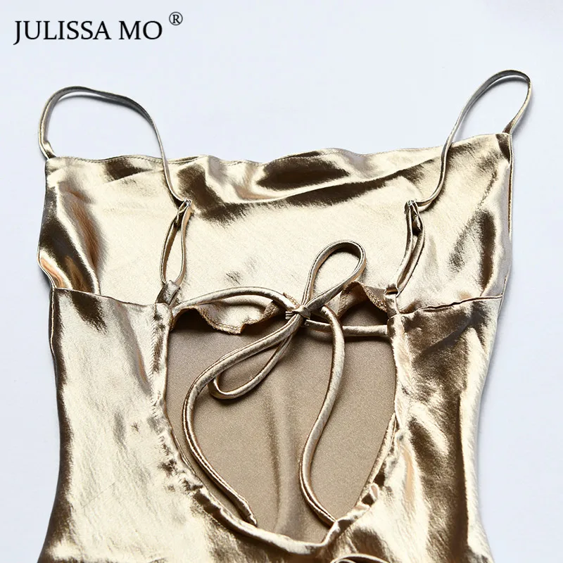 Julissa mo атласное шелковое кружевное сексуальное облегающее платье для женщин с открытой спиной, осенне-зимнее платье Vestidos, элегантные вечерние длинные платья