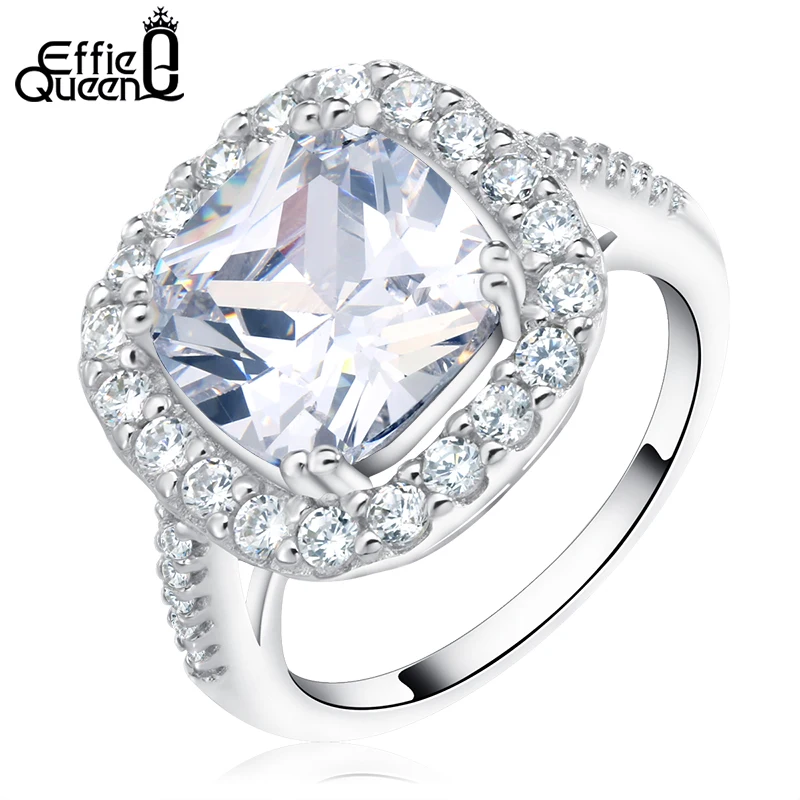 Effie Queen font b Wedding b font Engagement Rings for Women font b Jewelry b font