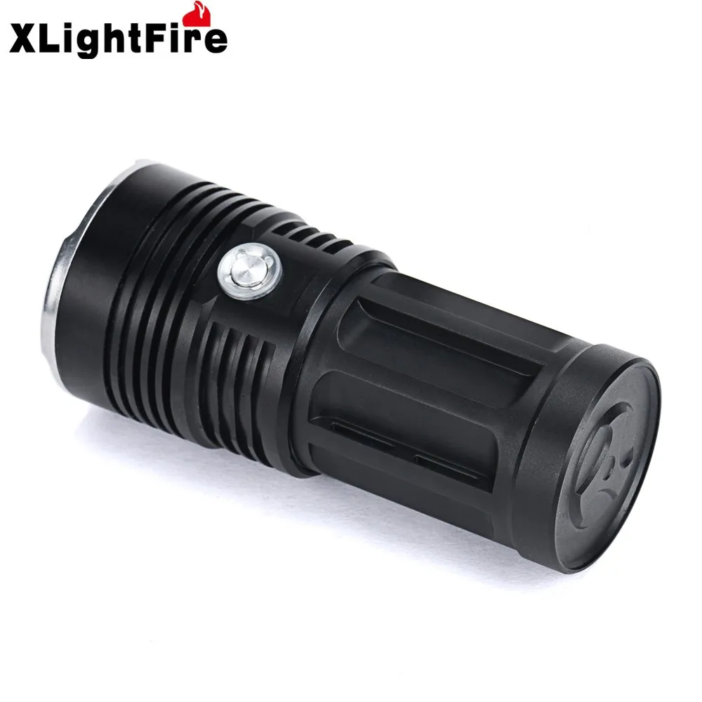 XLight 25000LM 10 x CREE XM-L T6 светодиодный Охота фонарик 4x18650 лампы факел фонарями 18650 Перезаряжаемые Батарея супер bright2018