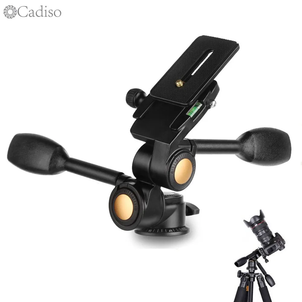 Головка штатива Cadiso Q80 с двойной ручкой трехмерное 3D демпфирование Шариковая