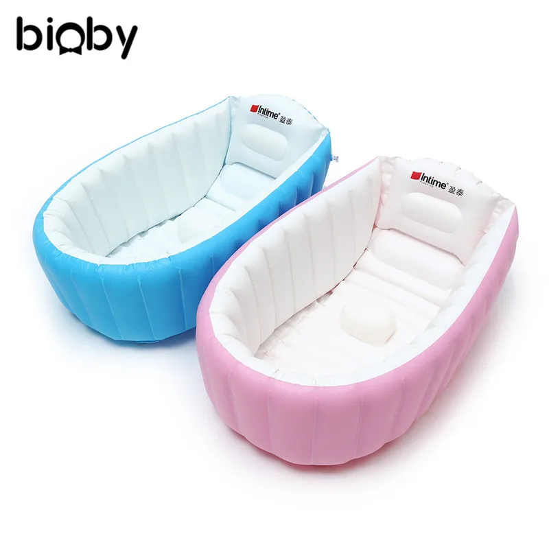 

Baby Kids PVC Bath Tub Washbowl Toddler Inflatable Bathtub Newborn Thick Bath Tubs Summer Portable Swimming Pool