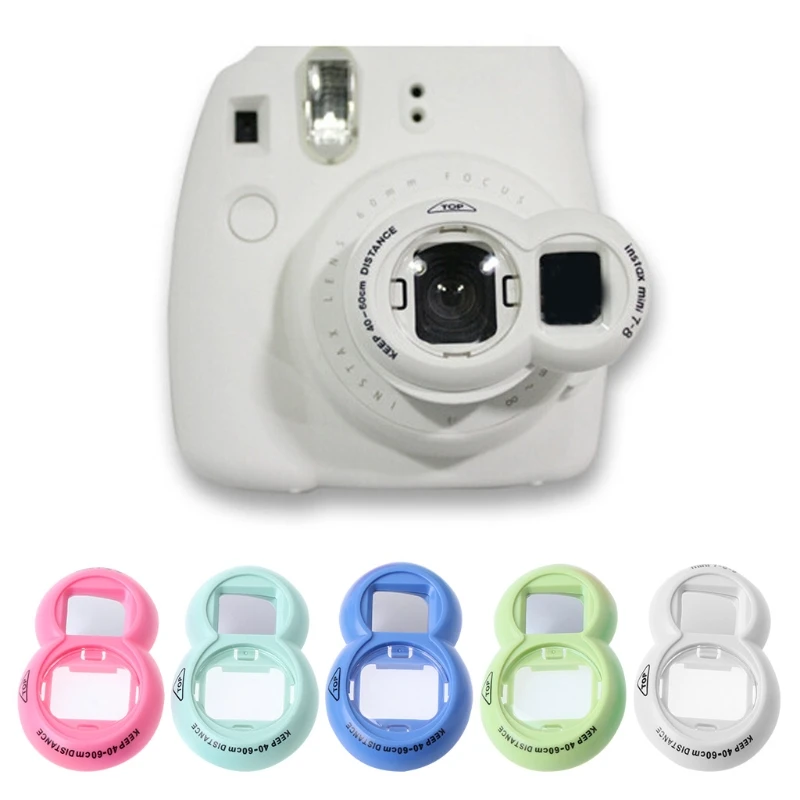 SIV дизайн крупным планом объектив Instax Mini 8/9 поворотный Автоспуск Зеркало крупным планом объектив для камеры FujiFilm