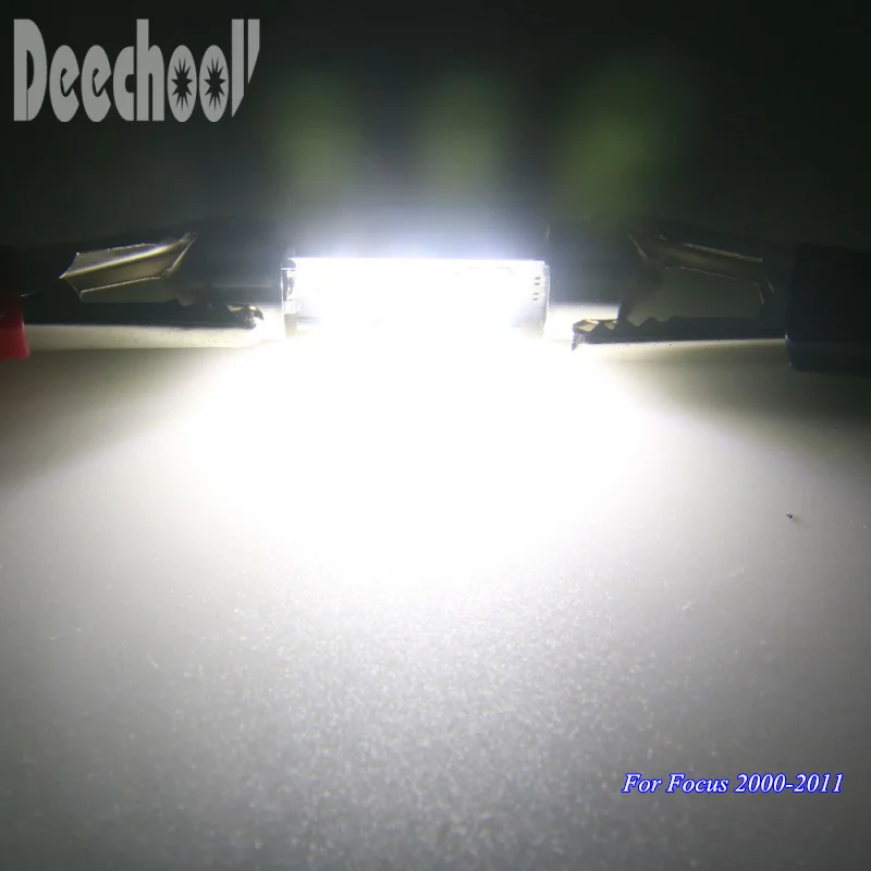 Светодиодный светильник Deechooll для автомобиля 2 шт. 39 мм 3030 SMD лампа Ford Focus 2000 2011