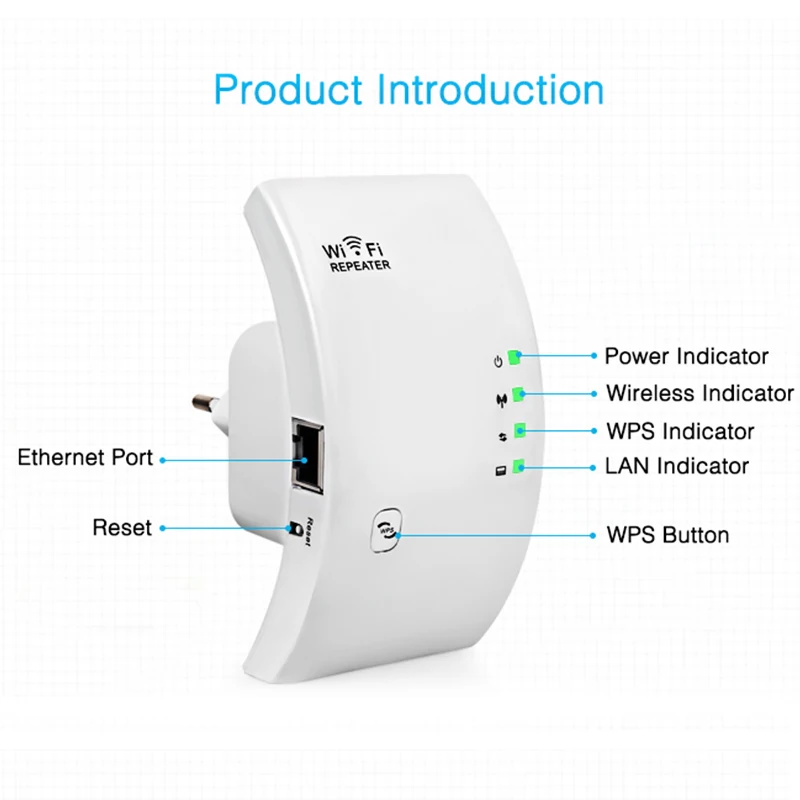 Беспроводной Wi Fi ретранслятор EASYIDEA 300 Мбит/с wifi усилитель 2 4G расширитель