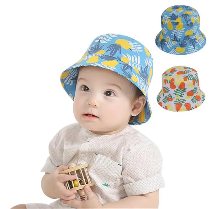 Baby Caps Fruit Printed Girl Boys Cap Summer Baseball Hats For Boy Children Boy Girl Sun Hat Baby Beanies Boy Accessories J17#5