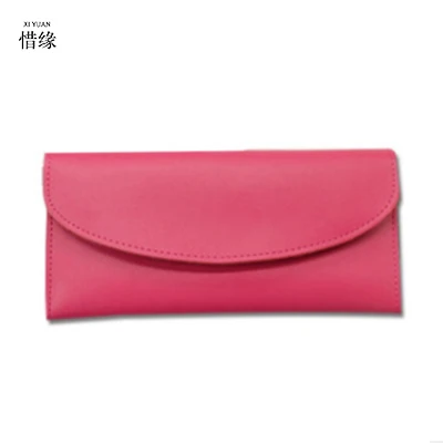 

XIYUAN BRAND Women hot pink Wallet Genuine Leather Female Purse Long Printing Floral Women Retro Leather Wallet Clutch Party Bag