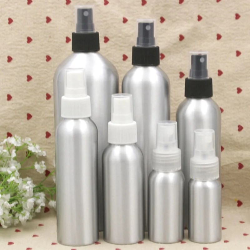 

30ml/50ml/100ml/120ml Aluminum Perfume Bottle With Spray Mini Portable Empty Refillable Perfume Atomizer Spray Bottle