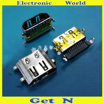 

New 19Pin HDMI Socket Hdmi Connectors Sink Type 4DIP Pins HDMI Female Interface Jacks Port