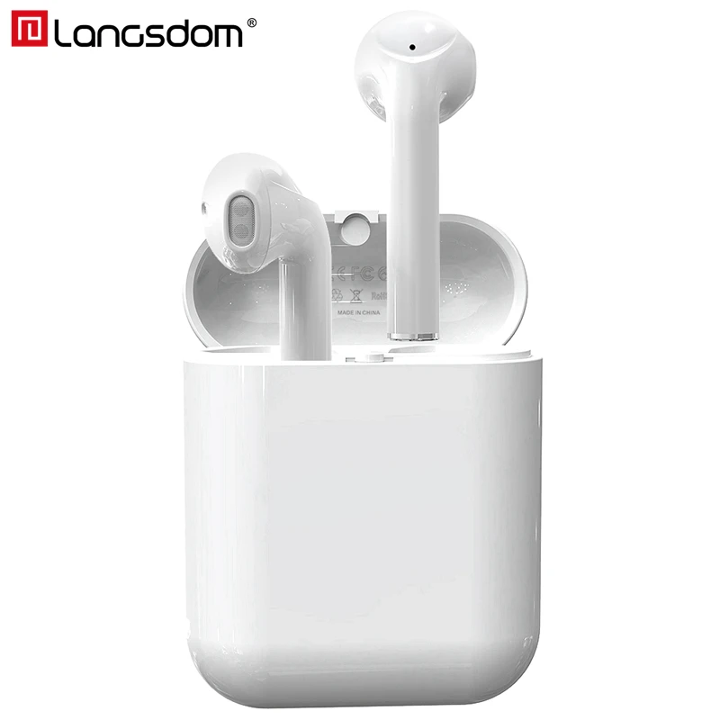 Langsdom T7rx Tws Bluetooth Earphone Headphones True Wireless Earbuds With Mic Wireless Earphone For Iphone Xiaomi Huawei Bluetooth Earphones Headphones Aliexpress