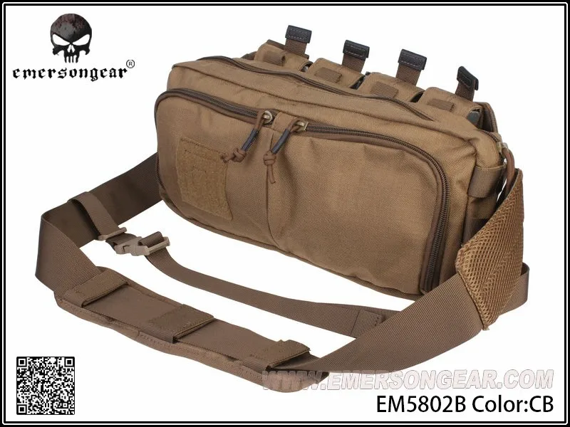 Emersongear Многофункциональный тактический крепеж пакет RECON поясная сумка EM5802 мультикам черный