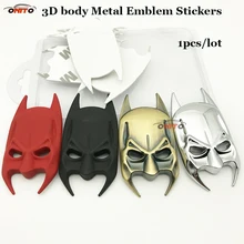 New 3D body emblem badge For Bat Superman Metal Spiderman Ironman 1pcs/lot Car Stickers Motorcycle Decorative Accessories label