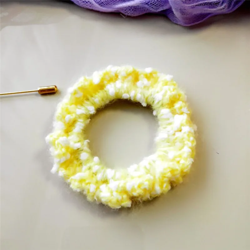 Детское кольцо для волос, 16 шт./упак., DIY вязальная веревка для волос, многоцветная Смешанная упаковка. Для ребенка - Цвет: 3