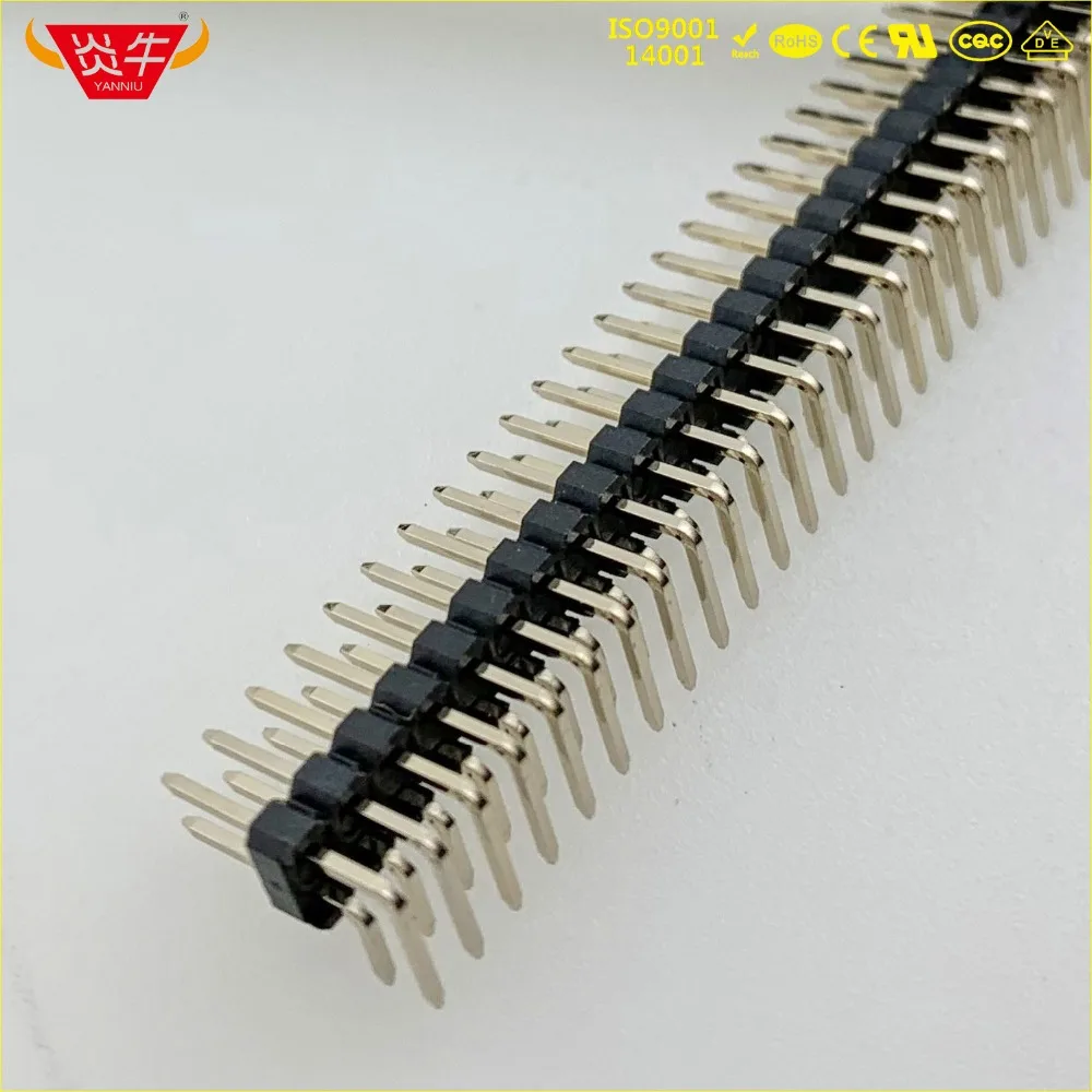 2 54 мм Шаг 2X40P 80PIN штыревой разъем двухрядный прямоугольный выдерживает высокие