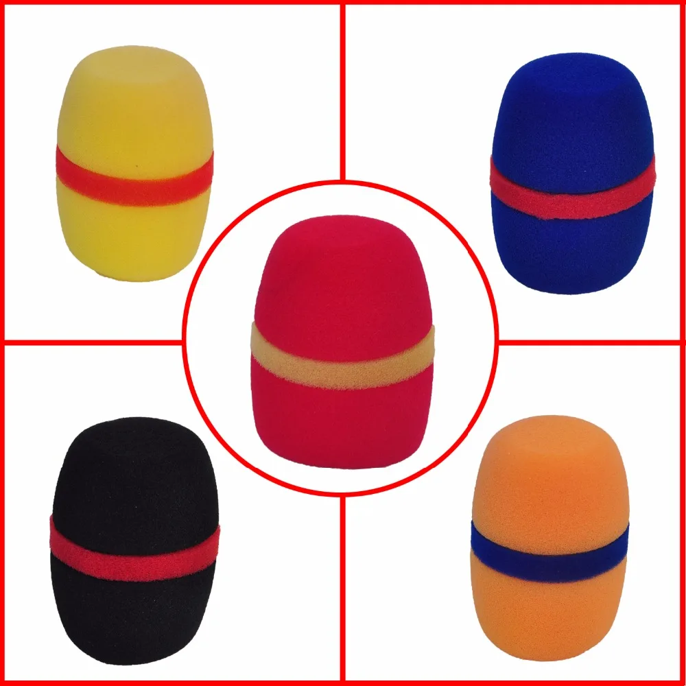 

Various Colors Thicken Form Professional Microphone Windscreens Mic Cover Protective Grill Shield Soft Sponge Cap