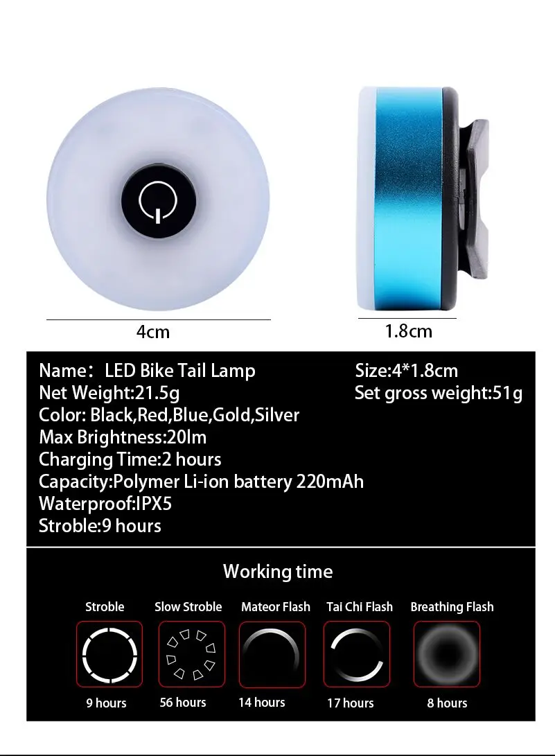 Flash Deal WEST BIKING Bike Taillight 20Lumen 220mAh USB Rechargeable Waterproof LED Cycling Rear Light Night Warning Bicycle Tail-lantern 1 Flash Deal WEST BIKING Bike Taillight 20Lumen 220mAh USB Rechargeable Waterproof LED Cycling Rear Light Night Warning Bicycle Tail-lantern 1