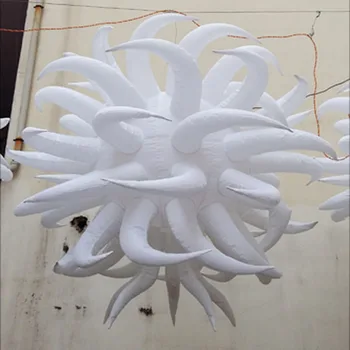 

Free shipment diameter 1.5m inflatable star/ LED inflatable star/ party decoration inflatable dragon fruit star