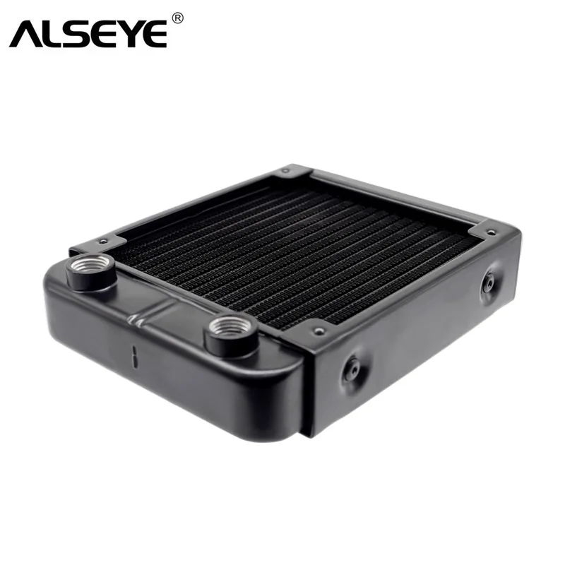 ALSEYE Water Cooling Radiator 120mm G1/4 Aluminum DIY Water Cooler for CPU / VGA Gaming PC Accessories ALSEYE Water Cooling Radiator 120mm G1/4 Aluminum DIY Water Cooler for CPU / VGA Gaming PC Accessories