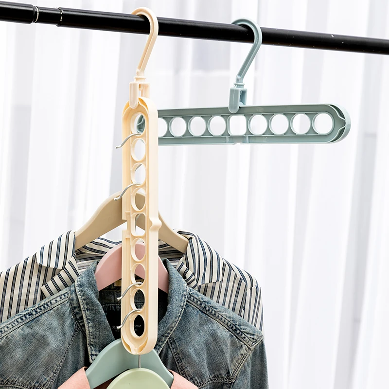 Multifunctional hanger non slip home Clothes holder creative plastic