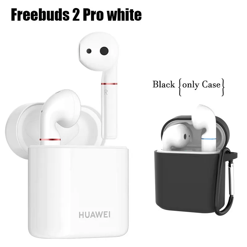 Huawei Freebuds 2 Pro Freebuds2 беспроводной Bluetooth 5,0 Наушники Hi-Fi водонепроницаемый IP54 контроль беспроводного заряда - Цвет: Pro add Black Case