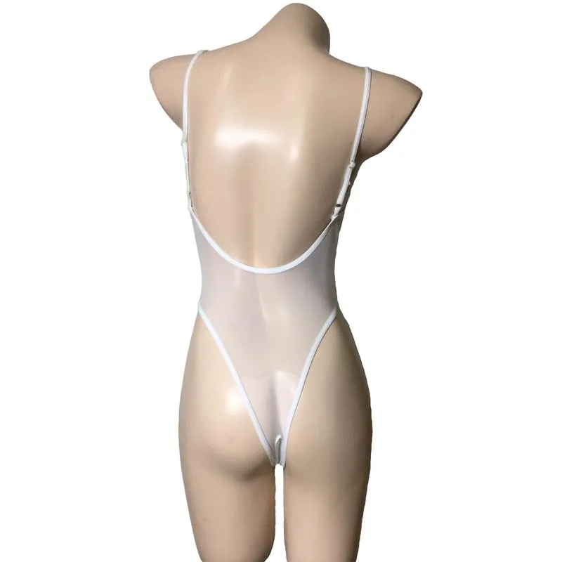 Sexy Sheer Cupless and Crotchless Mesh One Piece Swimsuit Skinny Leotard Open Breast Teddy Bodysuit Lingerie sexy lingerie women swimsuit