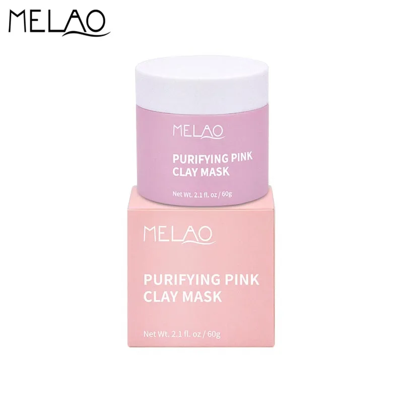 

MELAO Female Pink Clay Mask Washing Face Mud Mask Nourishing Whitening Anti-wrinkle Pore Cleaner Masks