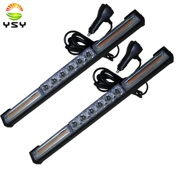 

1x Car flash light bar Police Emergency warning led bar Day driving strobe light beacon signal Caution Fog safety lamp