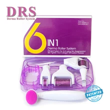 Kits de microagujas de rodillo Derma Original DRS 6 en 1 para tratamiento de cuidado de la piel múltiple certificado CE