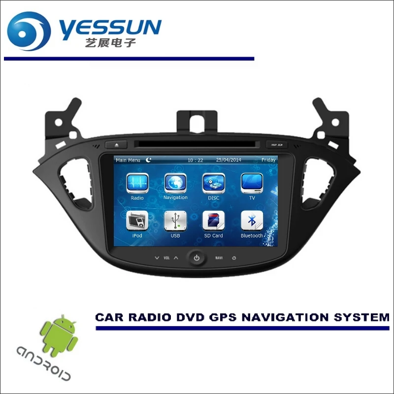 YESSUN Wince/мультимедиа для Android навигации для Opel Corsa E~ CD DVD gps плеер навигационное Радио стерео, сенсорный экран