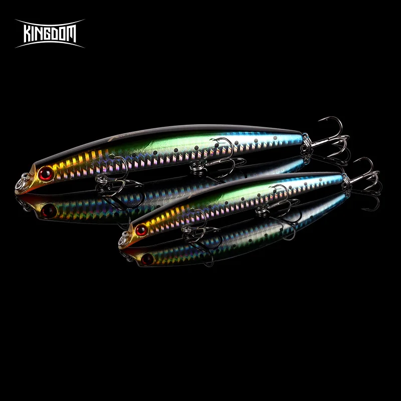 Kingdom Hot Floating Minnow Fishing Lures 95mm 8.1g 120mm 15.3g 130mm 21g Hard Baits High Quality wobblers Fishing tackle pesca Kingdom Hot Floating Minnow Fishing Lures 95mm 8.1g 120mm 15.3g 130mm 21g Hard Baits High Quality wobblers Fishing tackle pesca