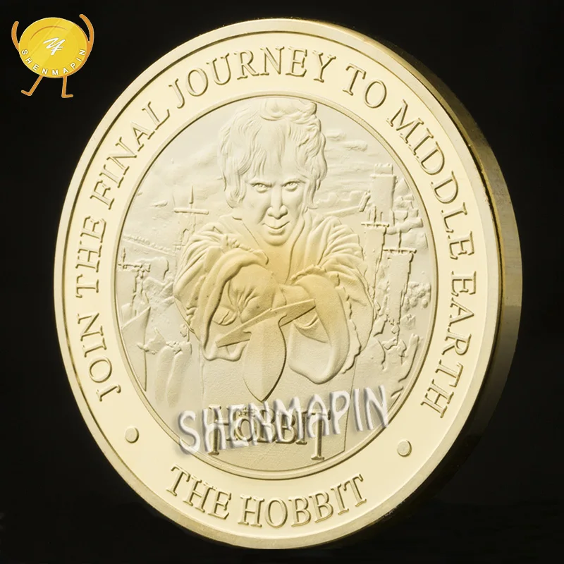 

The Lord of the Rings Movie Commemorative Coin The Hobbit An Unexpected Journey The Battle of Five Armies Coins Collectibles